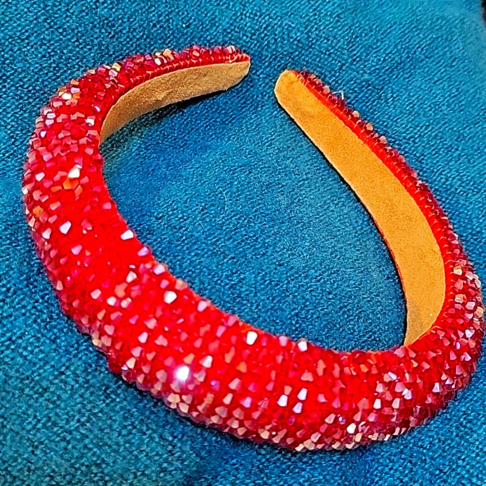 Red sparkly headband